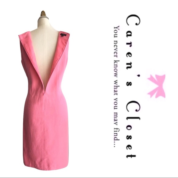 NWOT Talbots Pink Salmon Linen Shift Dress - Picture 6 of 7